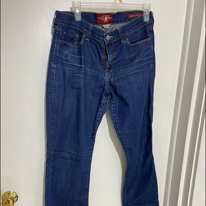 Lucky women’s blue jeans Sofia boot cut size 12